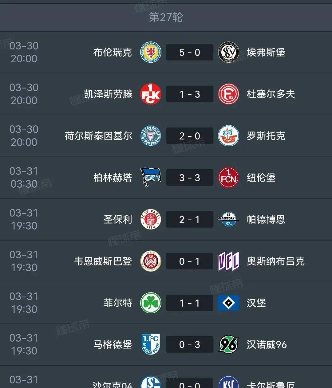卡尔斯鲁厄主场拓展领跑V到底