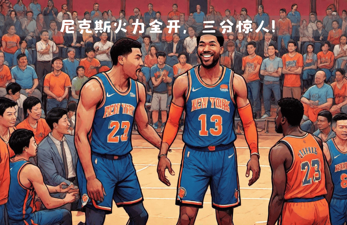 纽约尼克斯球员集体加练，备战下一场比赛