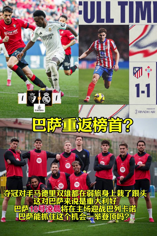 巴塞罗那同皇家马德里对决，谁能胜出